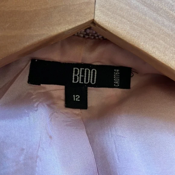 Women's Boutique Pink Jacket Pea Coat - Picture 11 of 13